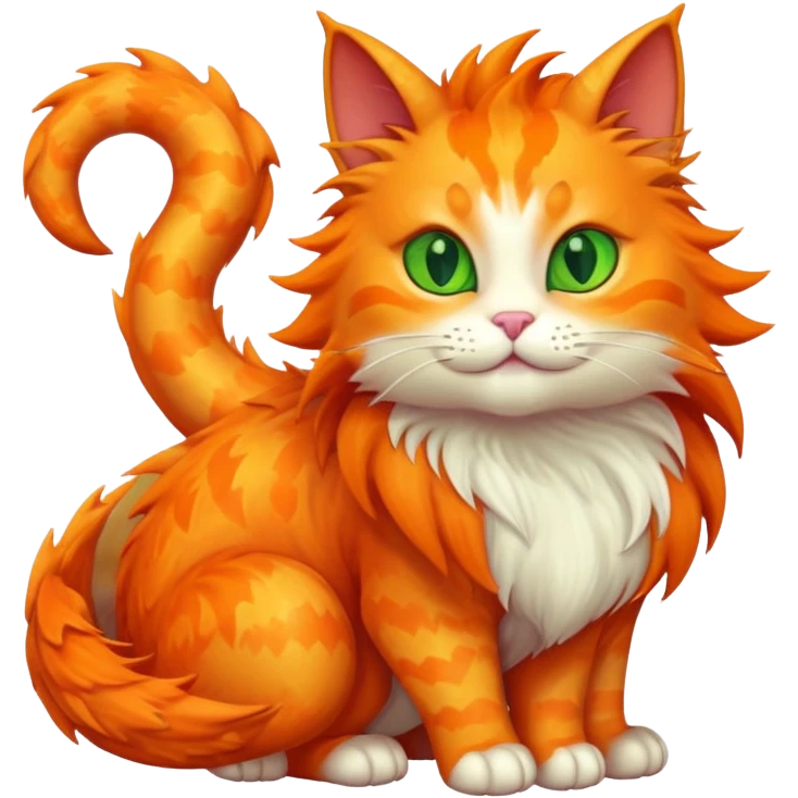 Dragon cat emoji