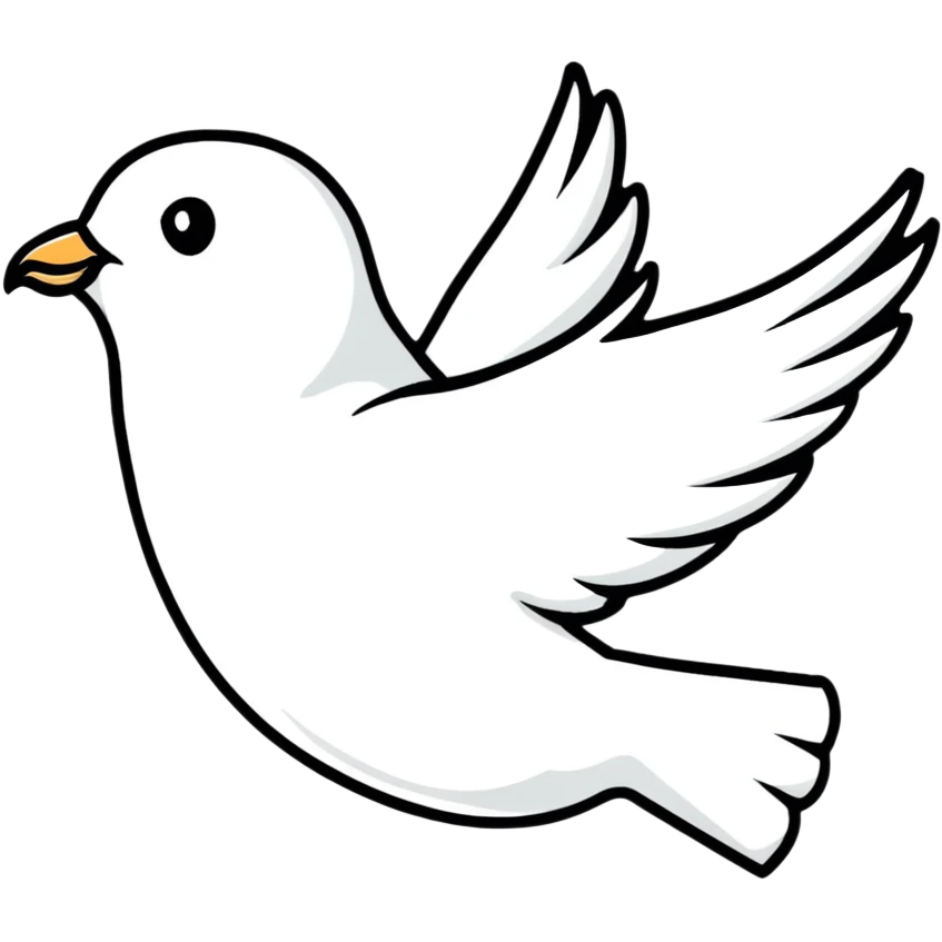 white dove emoji