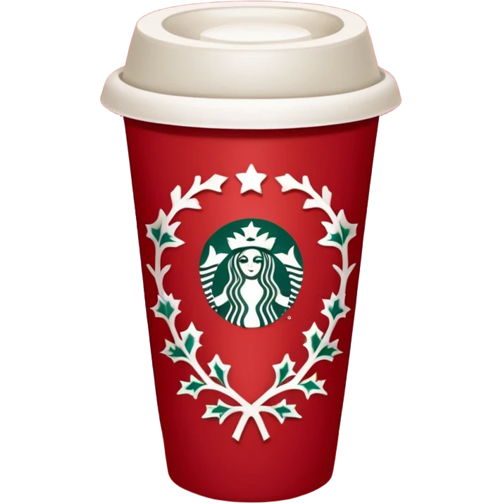 christmas starbucks  emoji