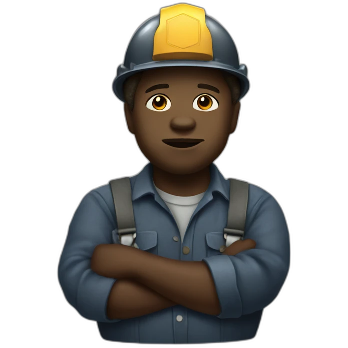 Gary Coleman coal miner emoji