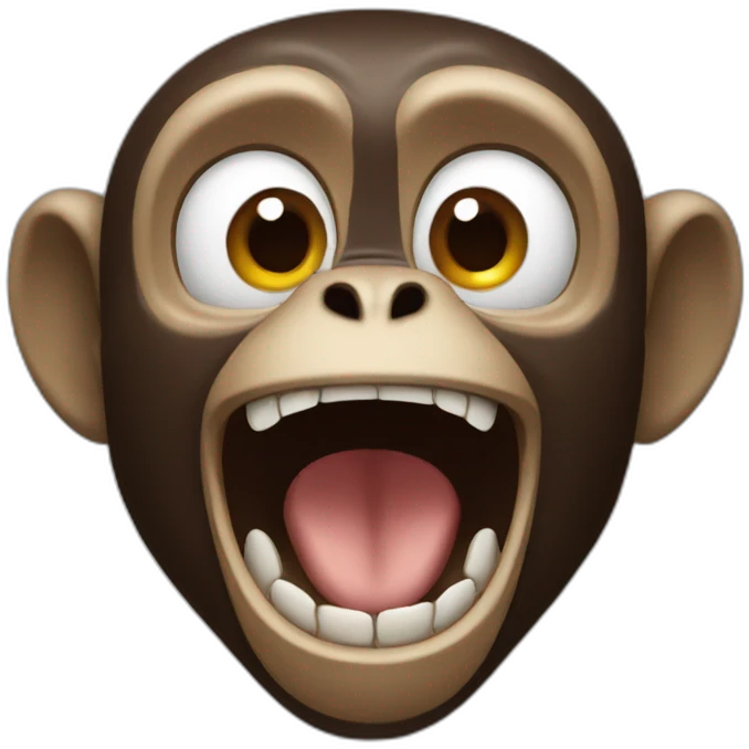 monkey scream emoji