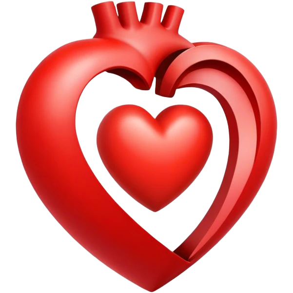 p inside heart emoji