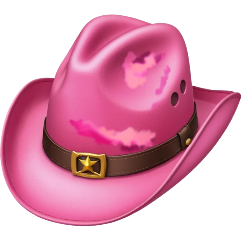 a pink cowboy hat emoji