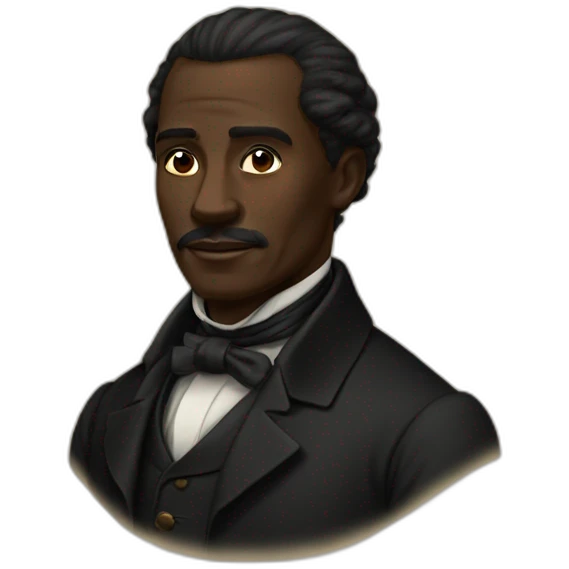Black man in 1800s emoji