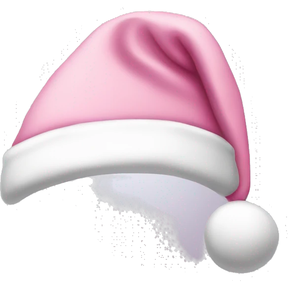 light pink santa hat emoji