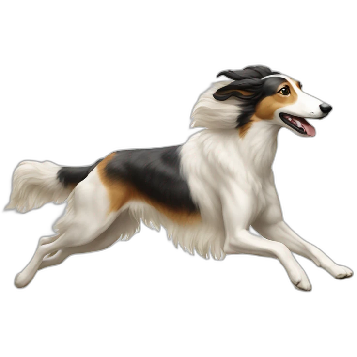 running borzoi emoji