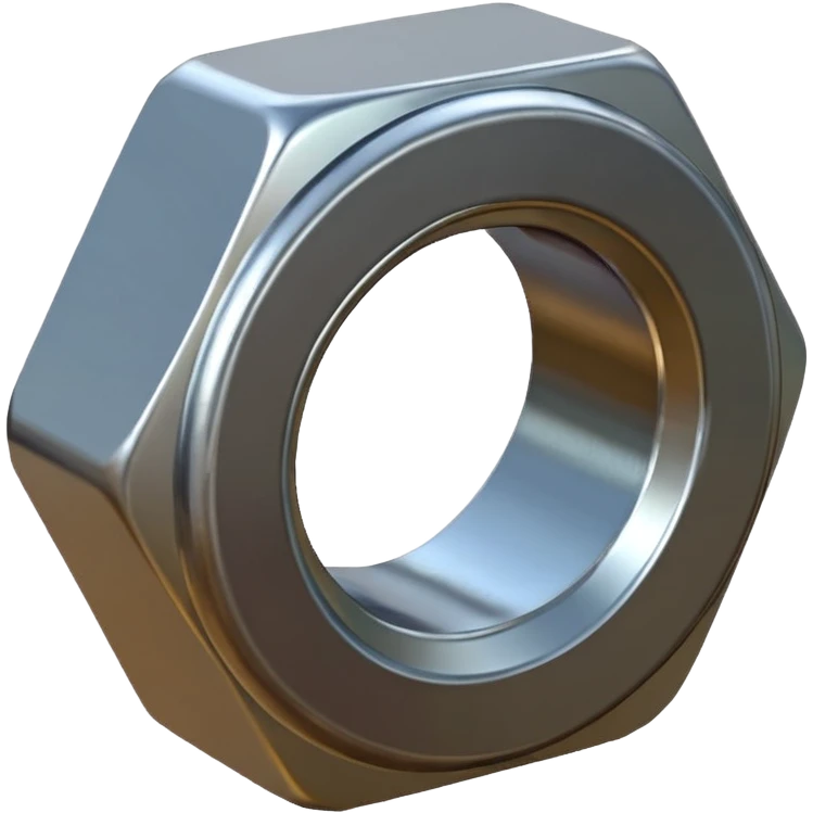 1 hex nut emoji
