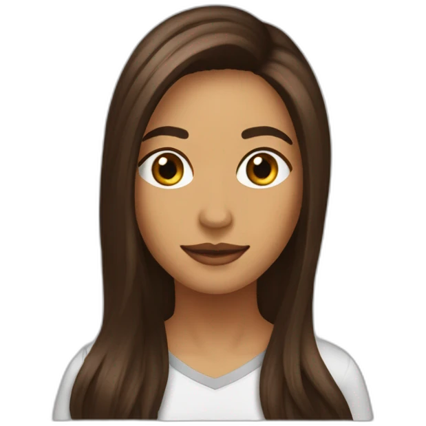 jheisy-hernandez-hair-long-brown emoji