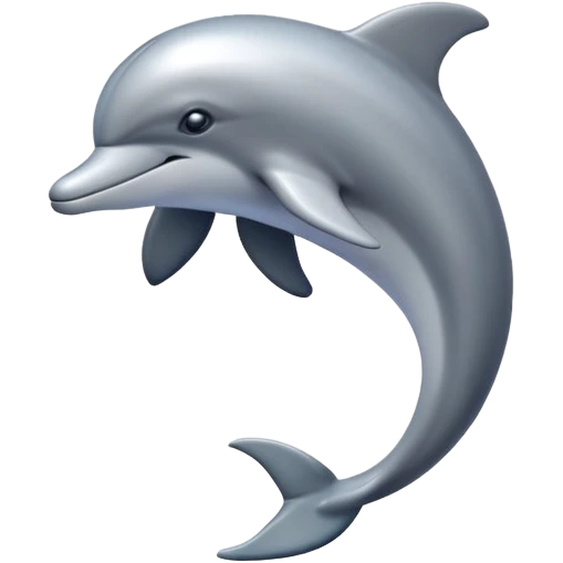 Dolphin in space emoji