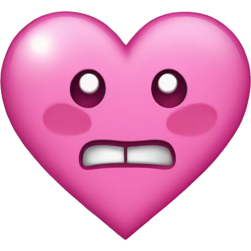 sparkly pink heart  emoji