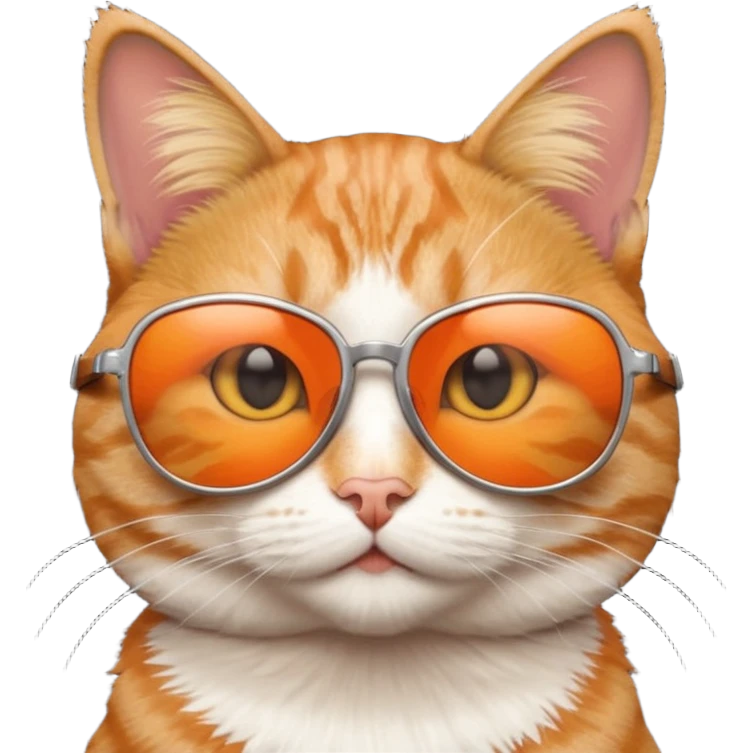 Cat wearing sunglasses emoji