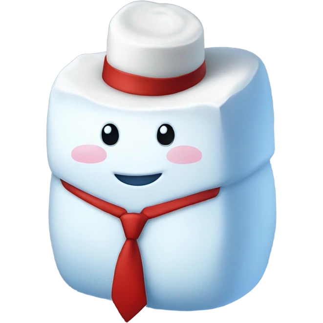 Marshmallow man emoji