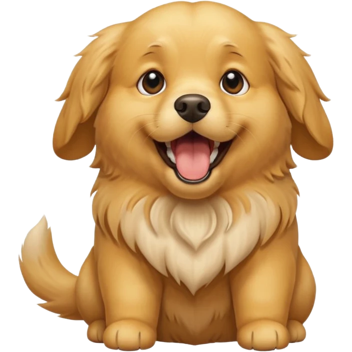 Dog barking emoji