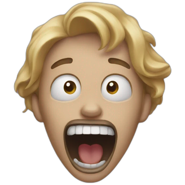 Scream emoji