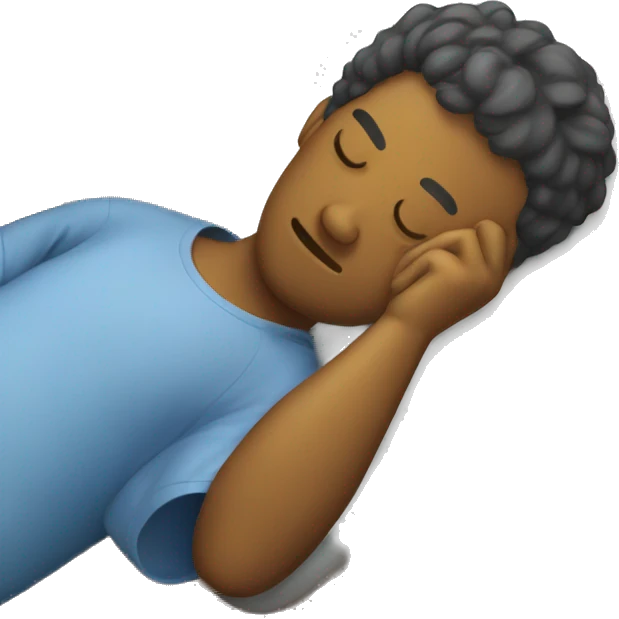 Asleep on the phone emoji