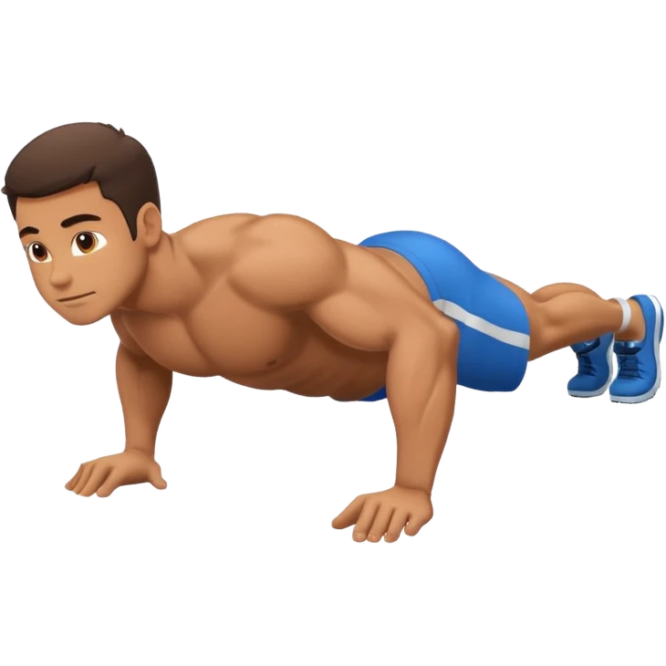 man doing push-ups emoji