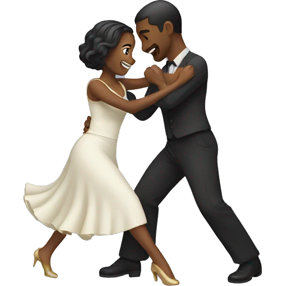 Couple dancing emoji