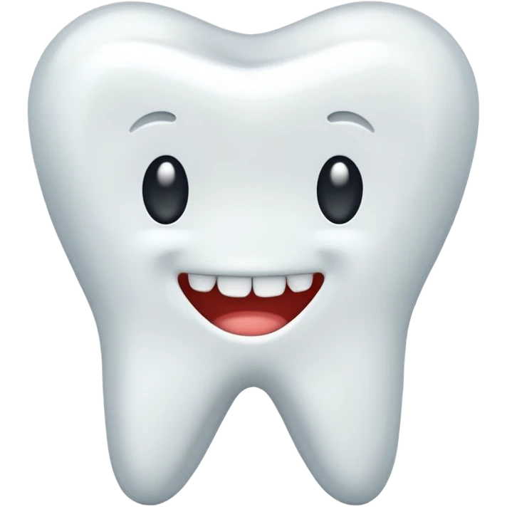 realistic tooth emoji emoji