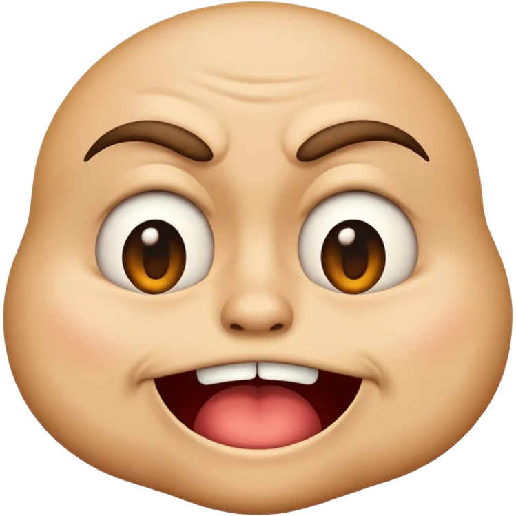Emoji com cara de nojo, deboche emoji