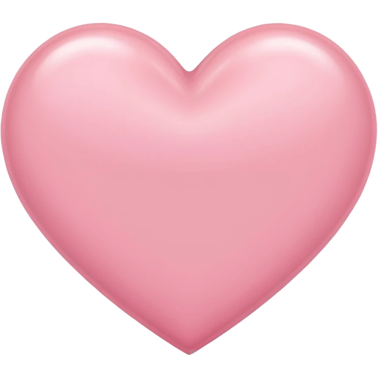 light pink heart emoji