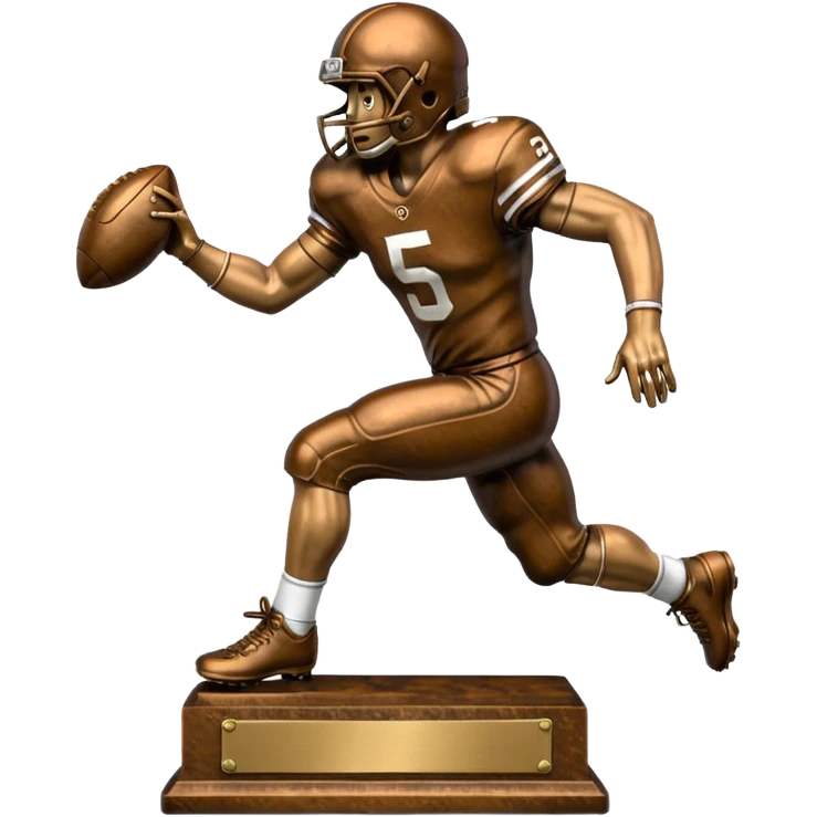 Heisman football trophy emoji