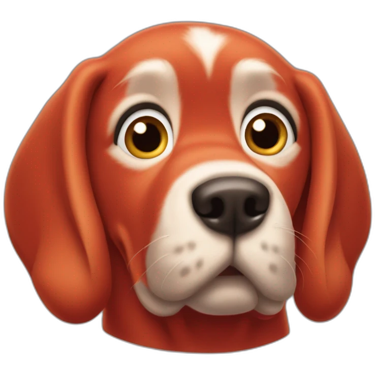 Clifford the big red dog emoji