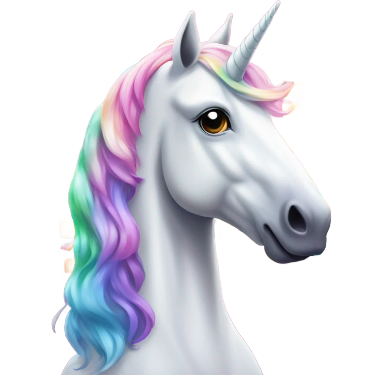 Unicorn playing dominoes emoji
