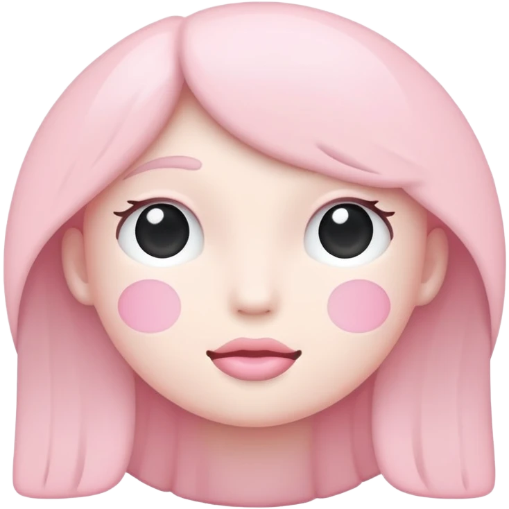 light pink emoji