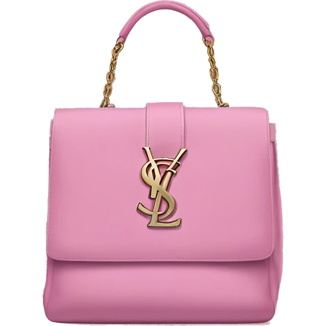 Pink YSL bag emoji