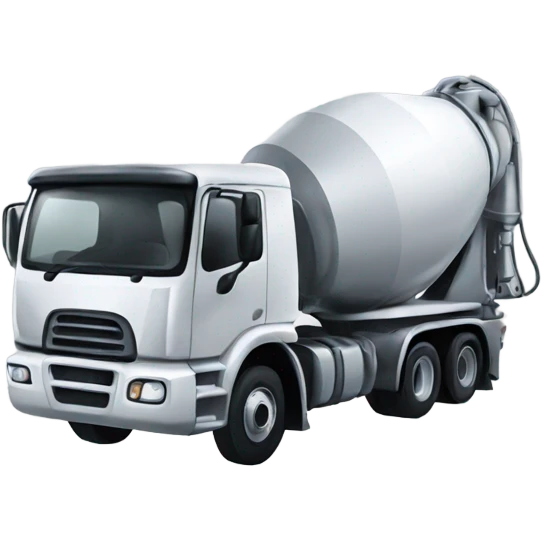 Truck mixer emoji