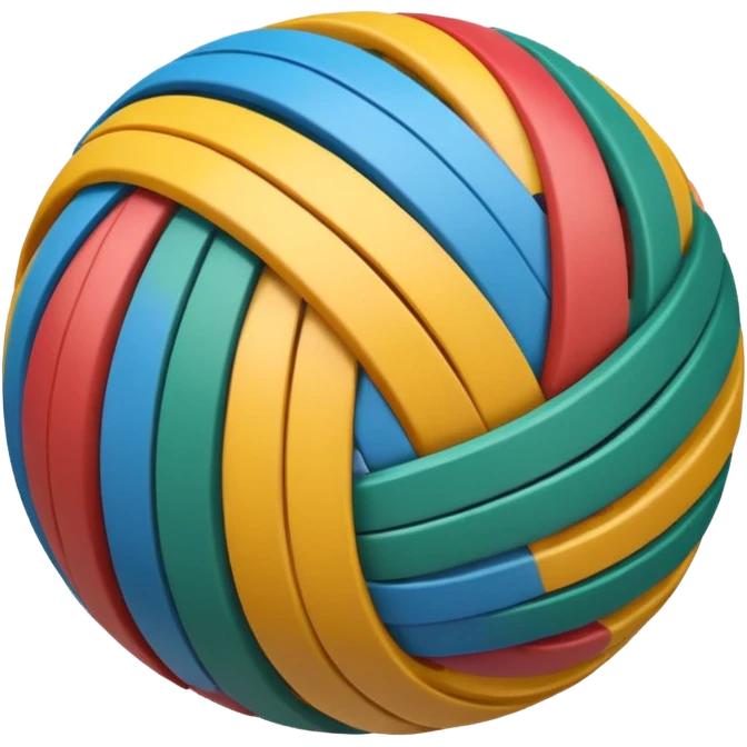 A Rubber Band Ball. emoji
