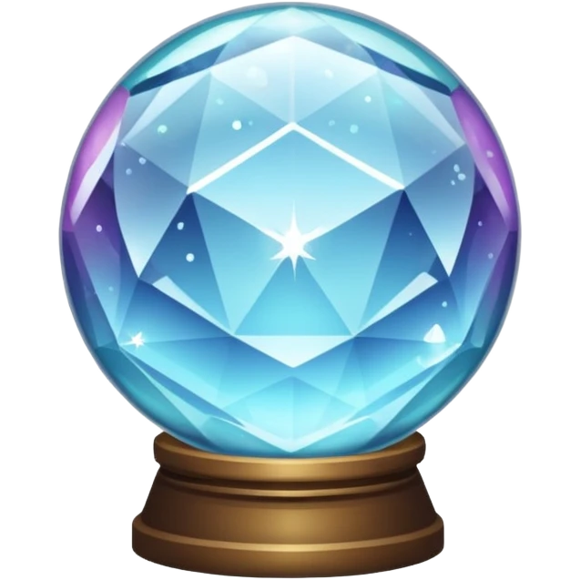 sparkly crystal ball emoji