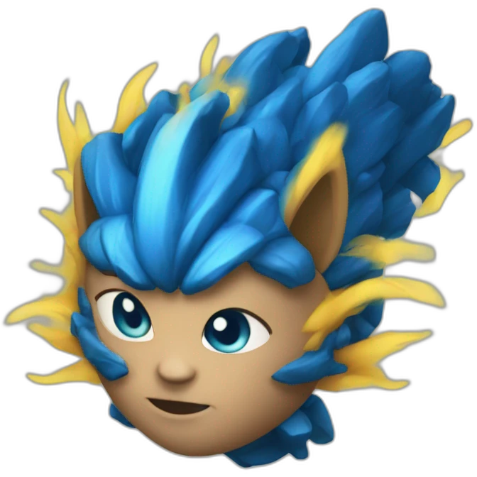 feu bleu emoji