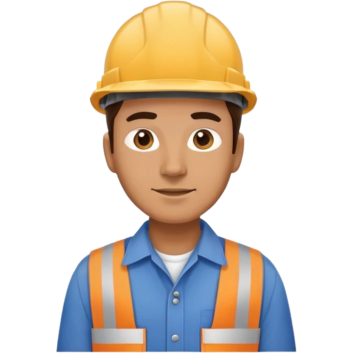 blue collar worker emoji