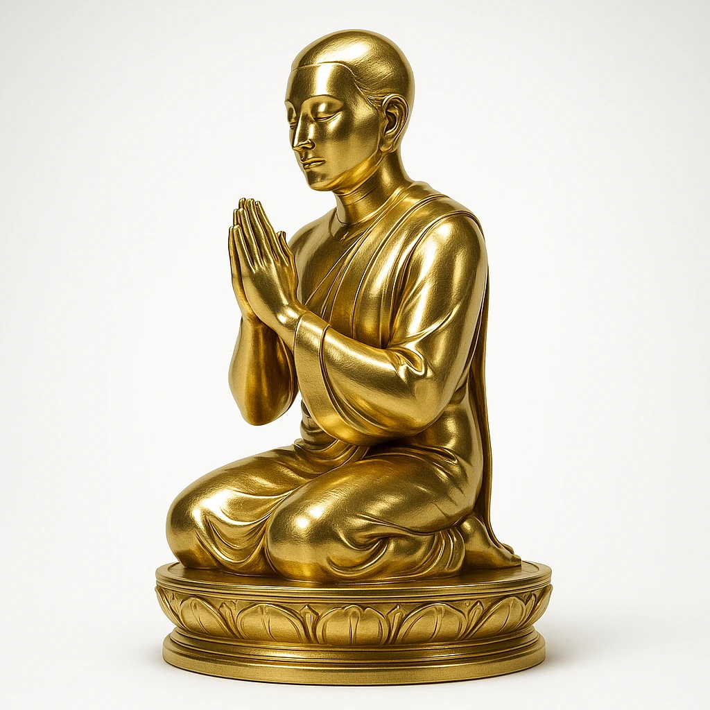 people praying in a Buddhist temple emoji