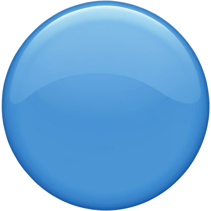 just a plain circle with the color 85DFFF emoji