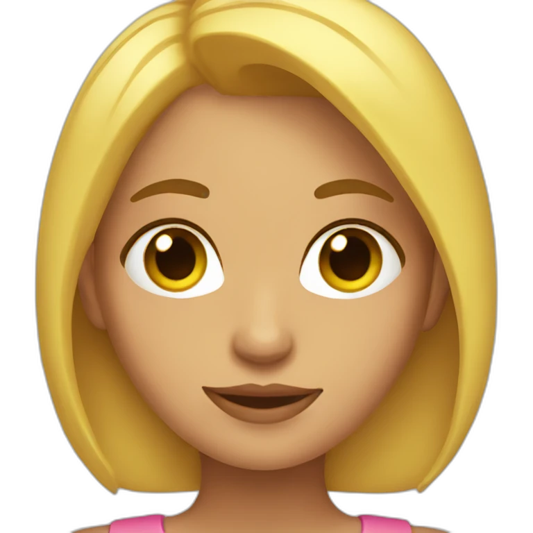 Chica rubia emoji