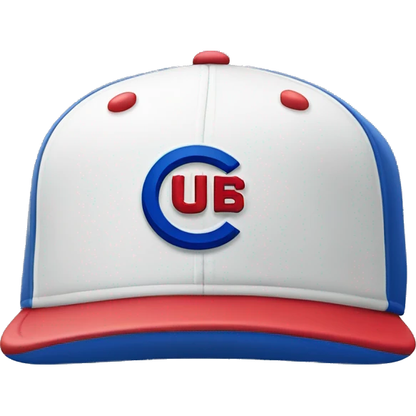 Chicago cubs baseball hat emoji