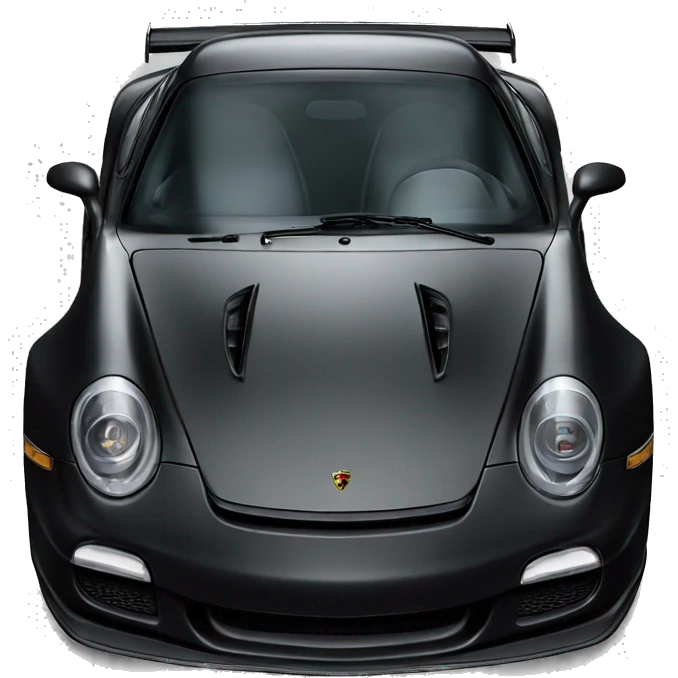 Black porsche gtr  emoji