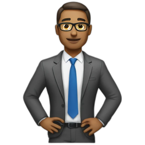 A male football director wearing esmoquin  emoji