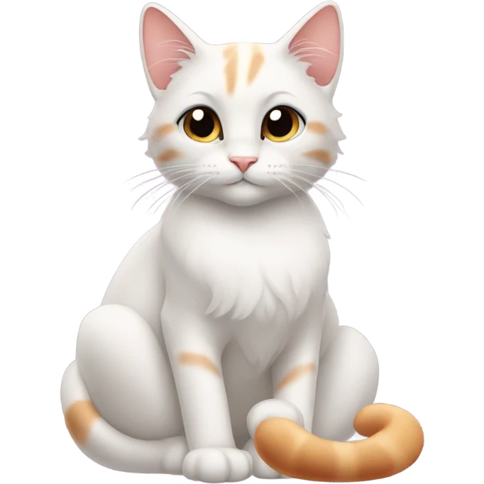 Ariel being a good kitty emoji