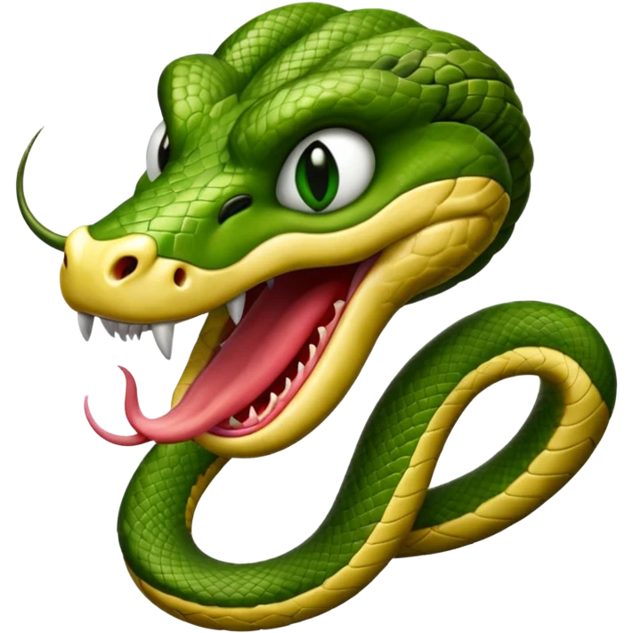 snake face emoji