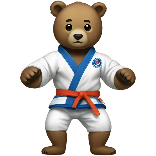 Jiu jitsu Bear emoji
