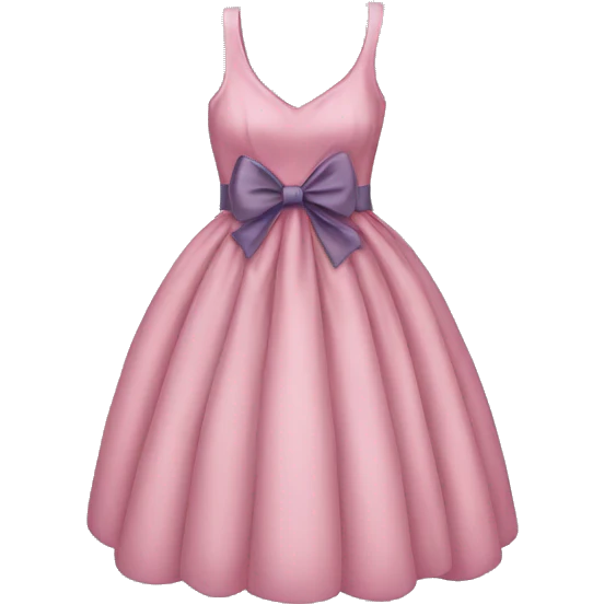 Dress with bow emoji