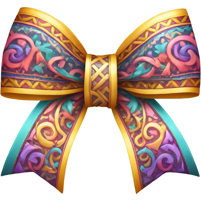 Cute bow emoji
