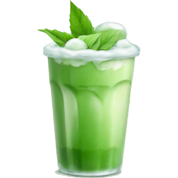 iced matcha emoji