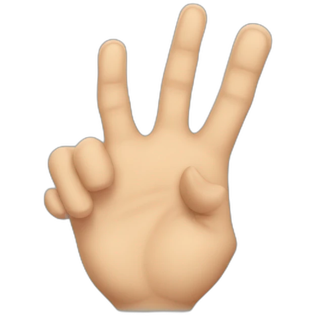 index finger of draogn emoji