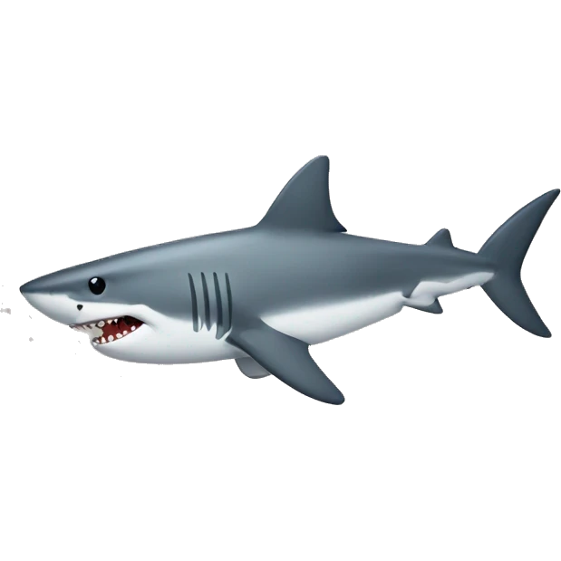 A Shark holding the letter L emoji