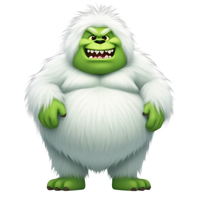 fat phoque grinch yeti emoji