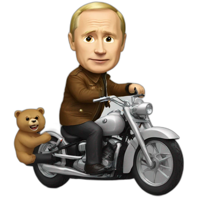 putin ride bear emoji